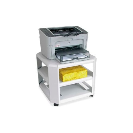 Master Products Master, MOBILE PRINTER STAND, THREE-SHELF, 17.8W X 17.8D X 14.75H, PLATINUM 24060